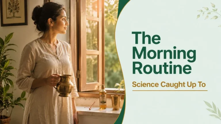 Indian morning routine