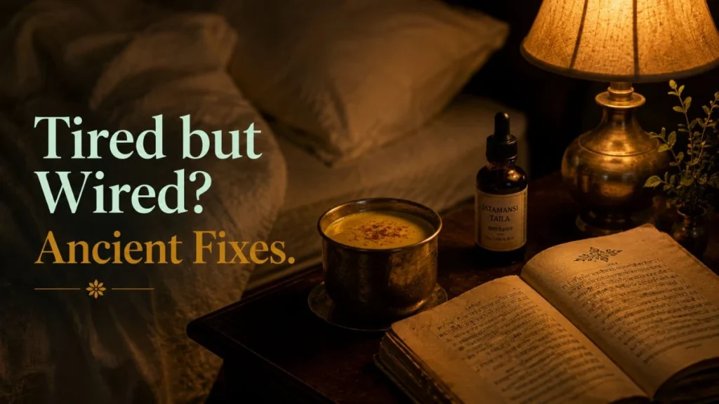 Exhausted but Cant Sleep 6 Proven Ayurvedic Fixes Science Confirms
